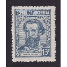 ARGENTINA 1942 GJ 872 ESTAMPILLA NUEVA MINT PAPEL INGLES U$ 50